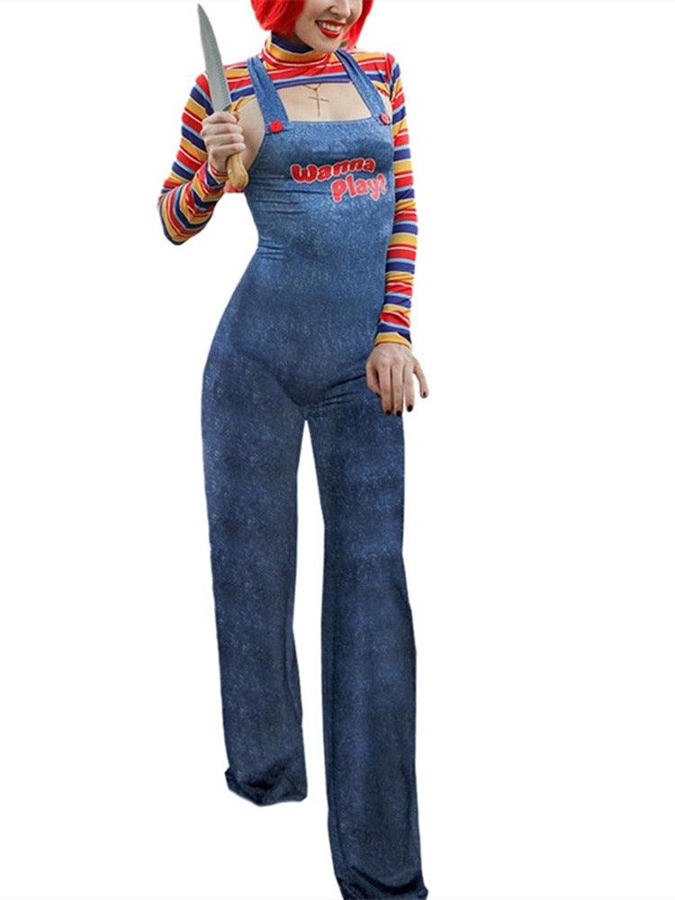 Chucky Killer Doll Bodysuit Costumes - The Burner Shop
