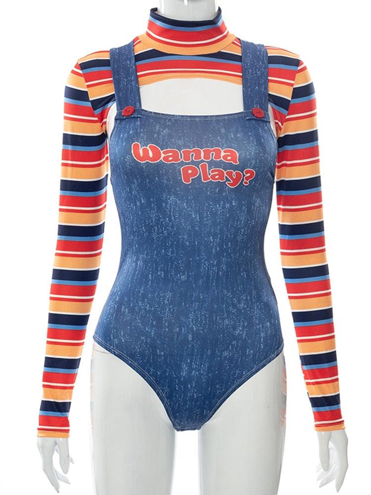 Chucky Killer Doll Bodysuit Costumes - The Burner Shop