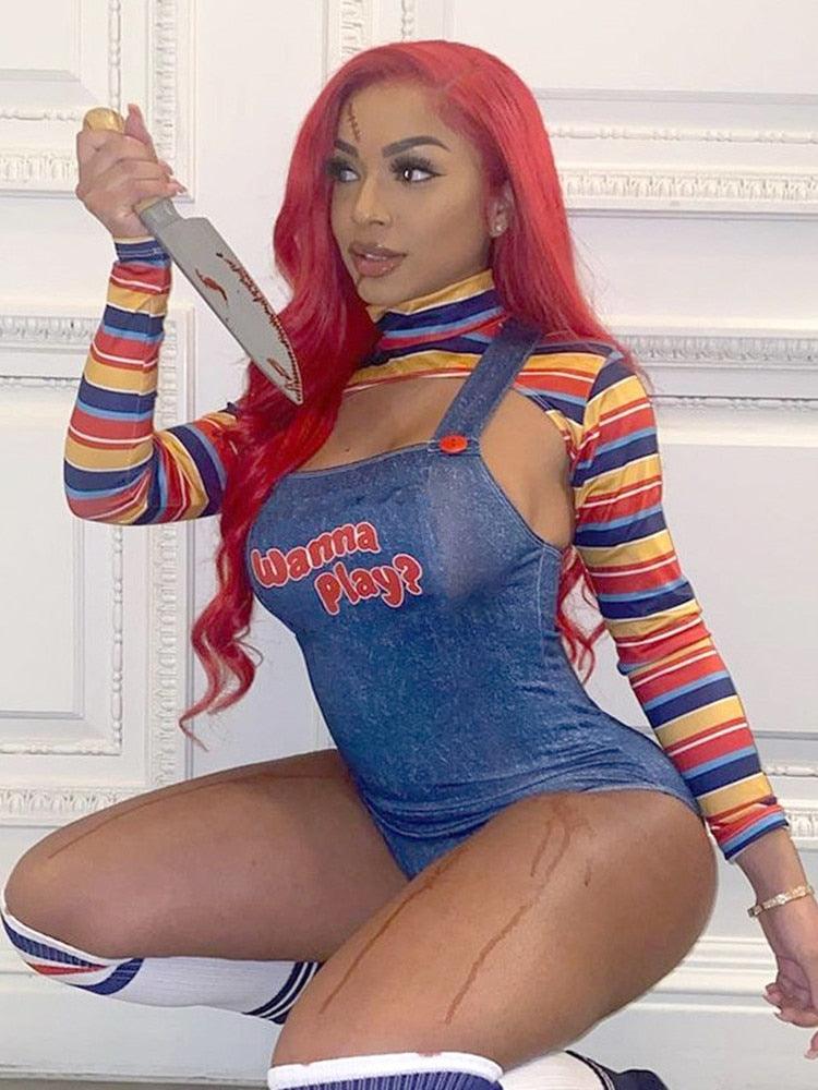 Chucky Killer Doll Bodysuit Costumes - The Burner Shop