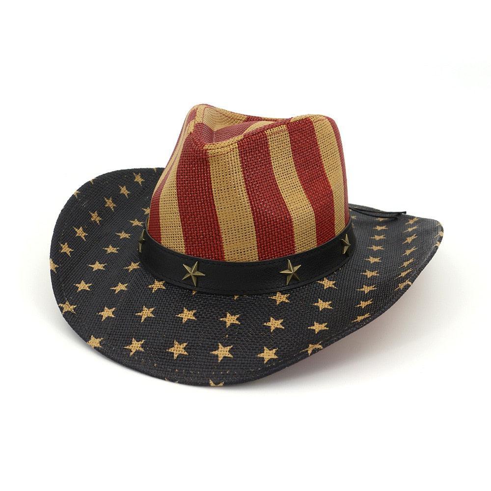 Classic American Flag Cowboy Hat Cowboy Hats - The Burner Shop