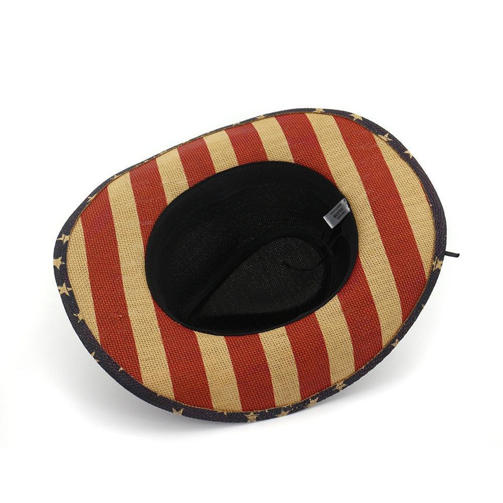 Classic American Flag Cowboy Hat Cowboy Hats - The Burner Shop
