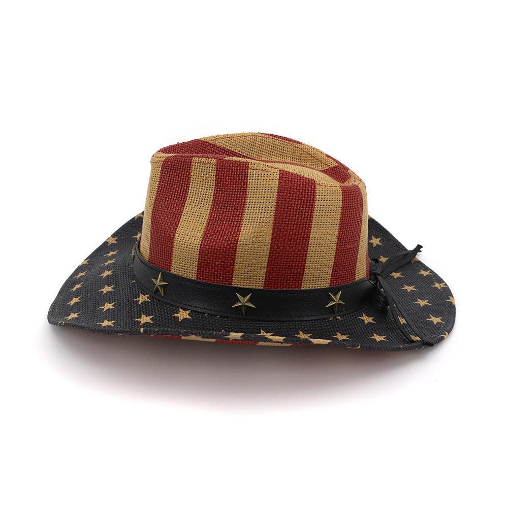 Classic American Flag Cowboy Hat Cowboy Hats - The Burner Shop