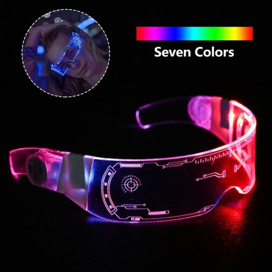 Colorful Luminous Glasses Glasses - The Burner Shop