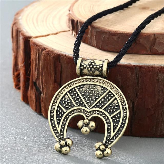 Copper & Horsewhip Vintage Necklace Necklaces - The Burner Shop