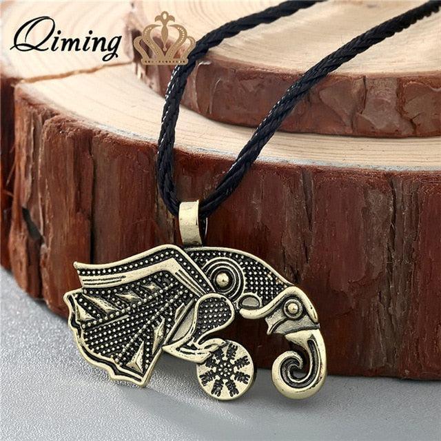 Copper & Horsewhip Vintage Necklace Necklaces - The Burner Shop
