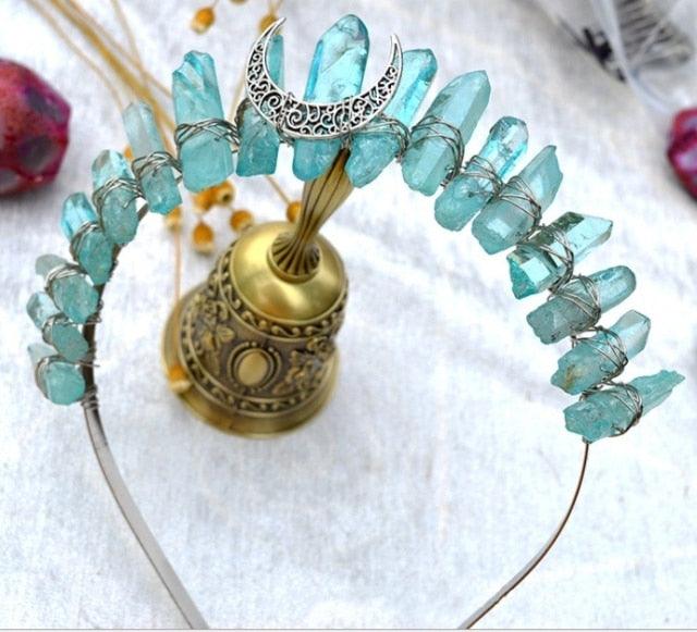 Crystal Crown Hairpiece Headbands - The Burner Shop