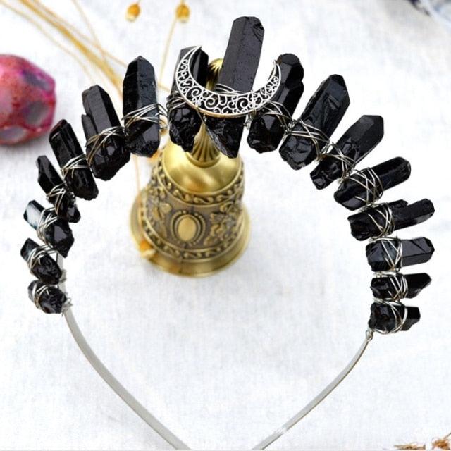 Crystal Crown Hairpiece Headbands - The Burner Shop