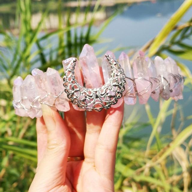 Crystal Crown Hairpiece Headbands - The Burner Shop