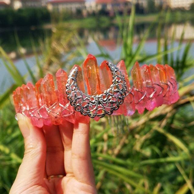Crystal Crown Hairpiece Headbands - The Burner Shop