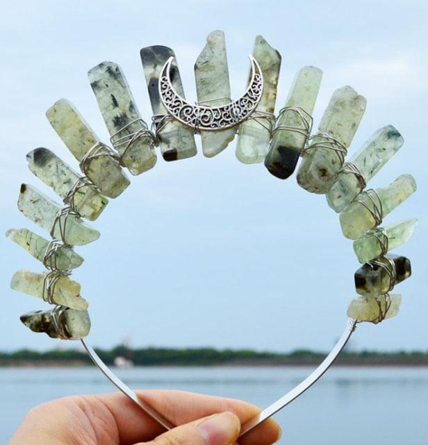 Crystal Crown Hairpiece Headbands - The Burner Shop