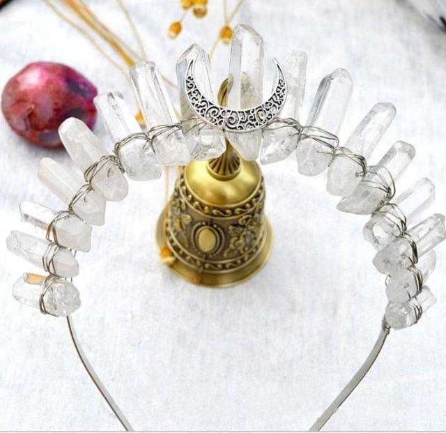 Crystal Crown Hairpiece Headbands - The Burner Shop
