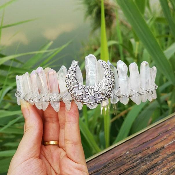 Crystal Crown Hairpiece Headbands - The Burner Shop