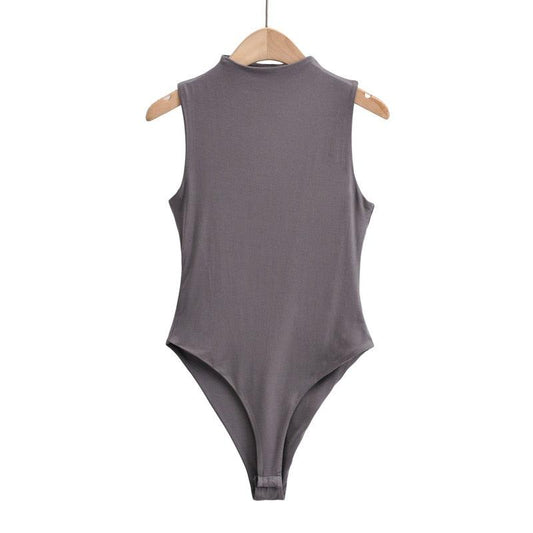 Elegant Sleeveless Bodysuit Bodysuit - The Burner Shop