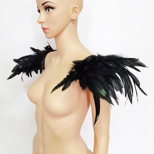 Feather Shoulder Wings costumes - The Burner Shop