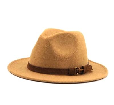 Fedora Hat With Leather Ribbon Hats - The Burner Shop