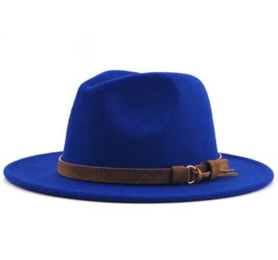Fedora Hat With Leather Ribbon Hats - The Burner Shop