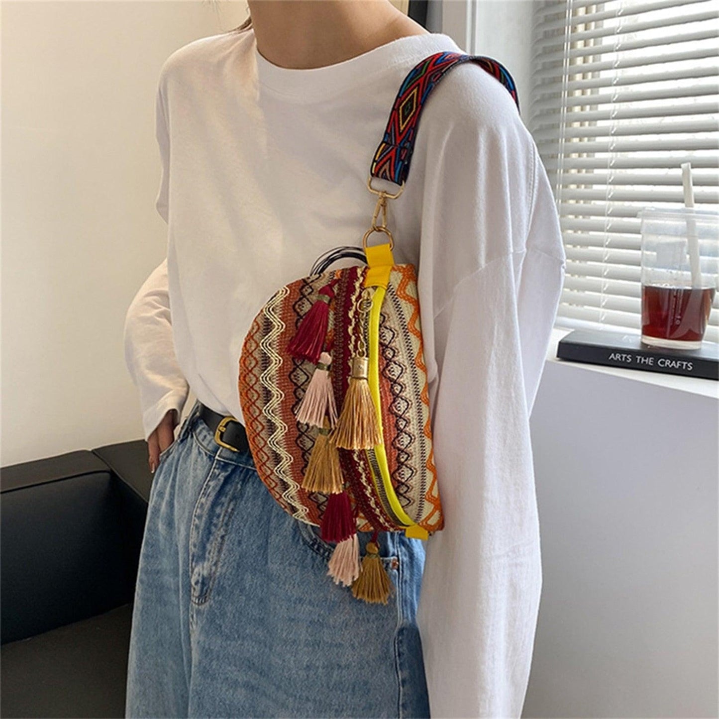 Folk Style Waist Bags bags - The Burner Shop