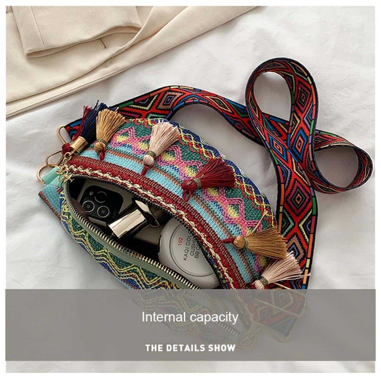 Folk Style Waist Bags bags - The Burner Shop