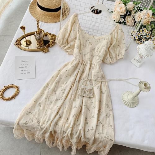 French Style Chiffon Dress dresses - The Burner Shop