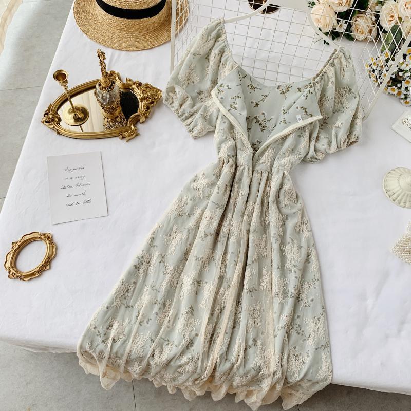 French Style Chiffon Dress dresses - The Burner Shop