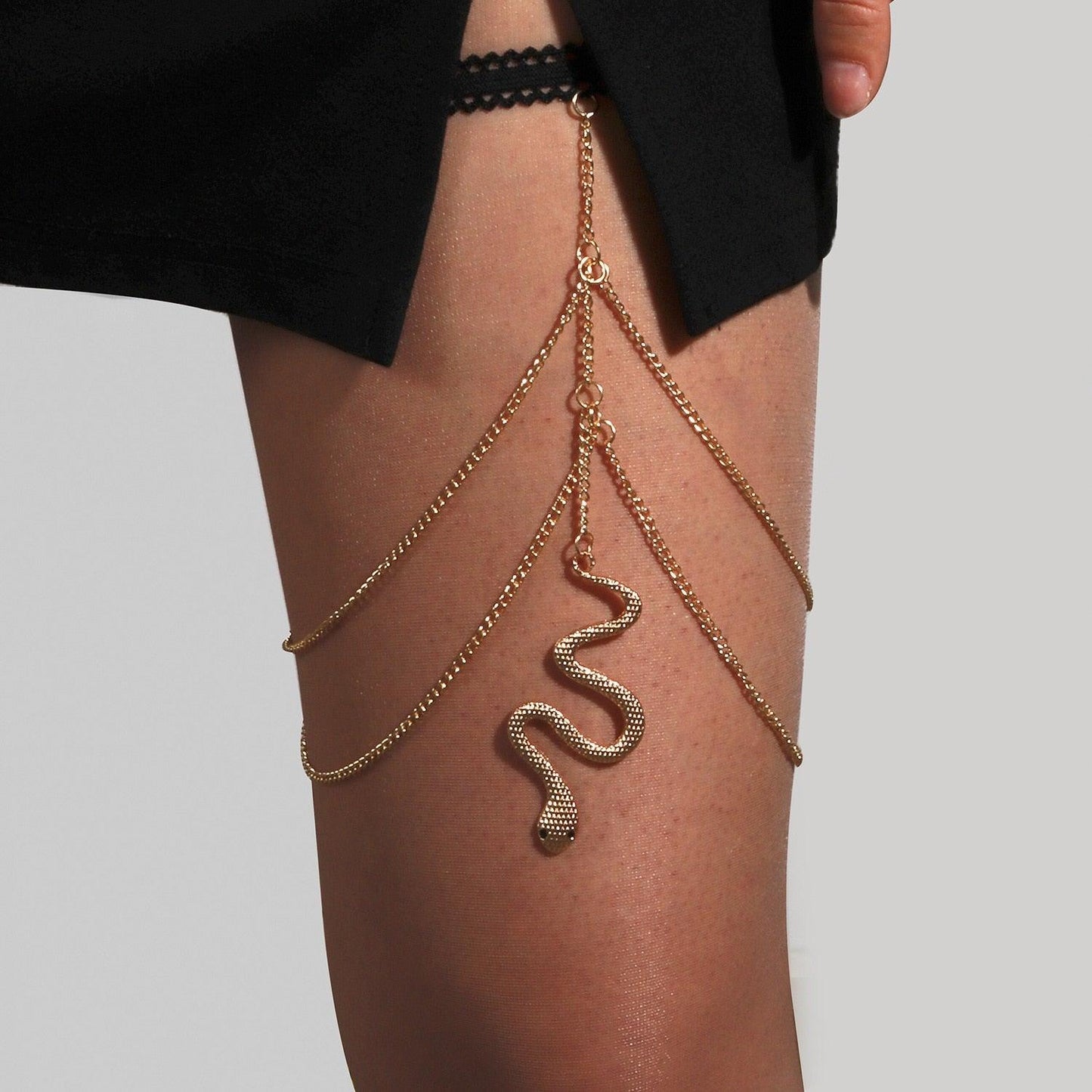 Geometric Thigh Chain Body Jewelry - The Burner Shop