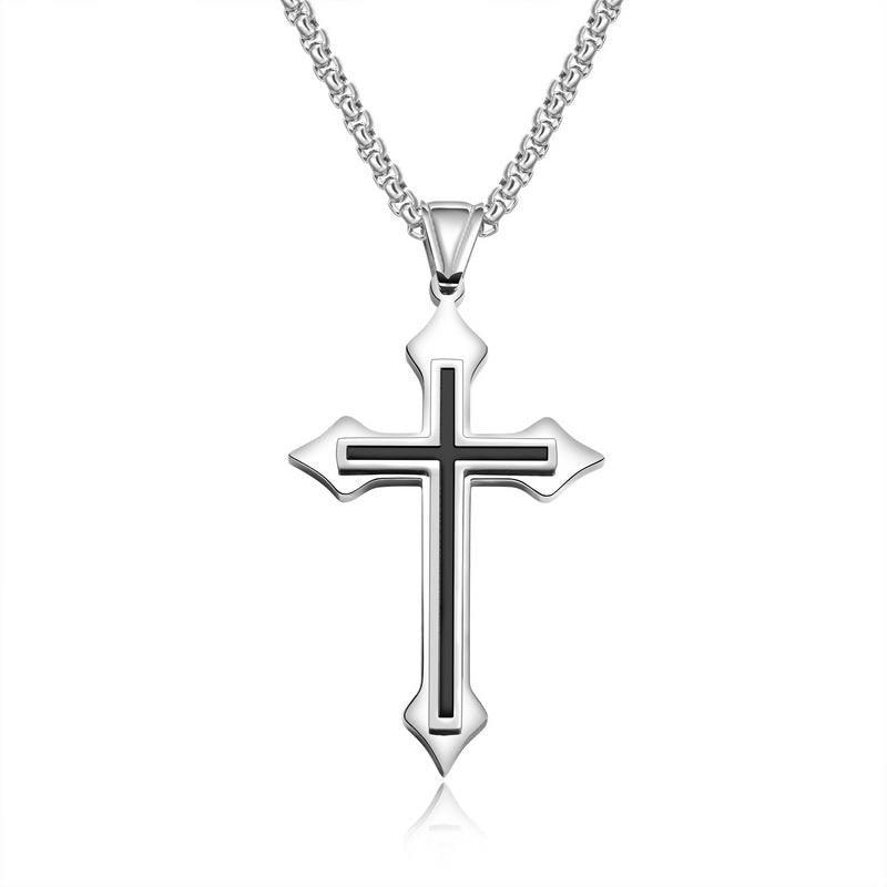 Geometry Interlocking Square / Triangle Pendant Necklace Necklaces - The Burner Shop