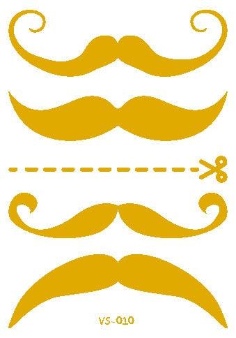 Golden Festival Face Tattoo Tattoos - The Burner Shop
