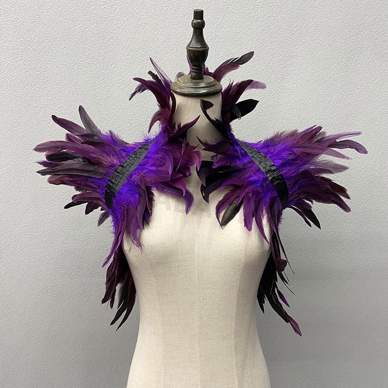 Gothic Feather Shrug Shrugs - The Burner Shop