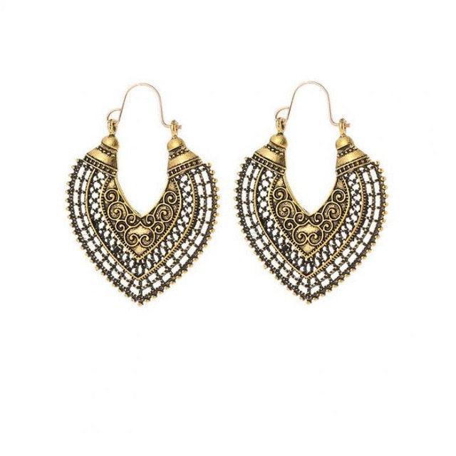 Gypsy Heart Dangle Earrings Earrings - The Burner Shop
