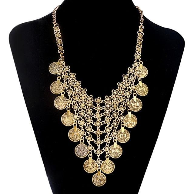 Handmade Bohemian Multi-layer Chain Necklace Necklaces - The Burner Shop