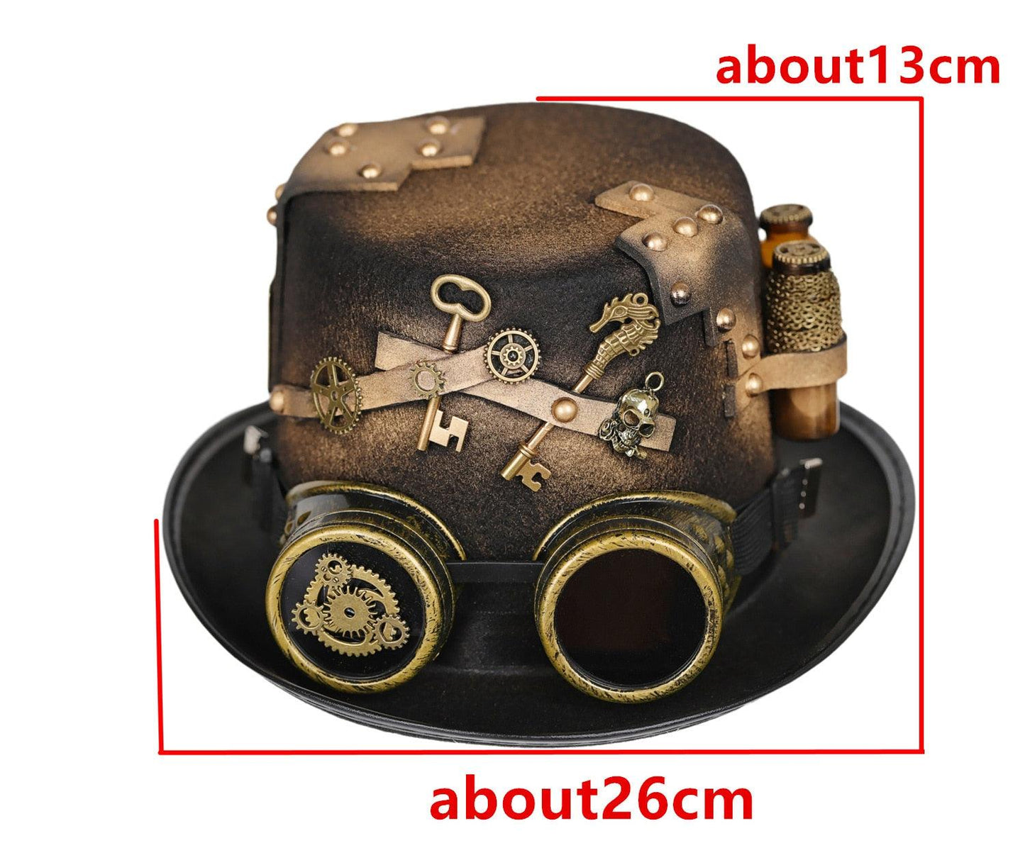 Handmade Bowler Top Hat Hats - The Burner Shop