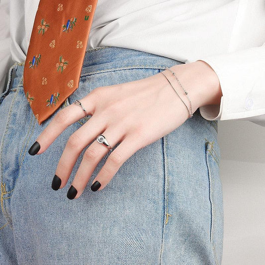 Irregular Geometric Boho Hollow Ring Rings - The Burner Shop