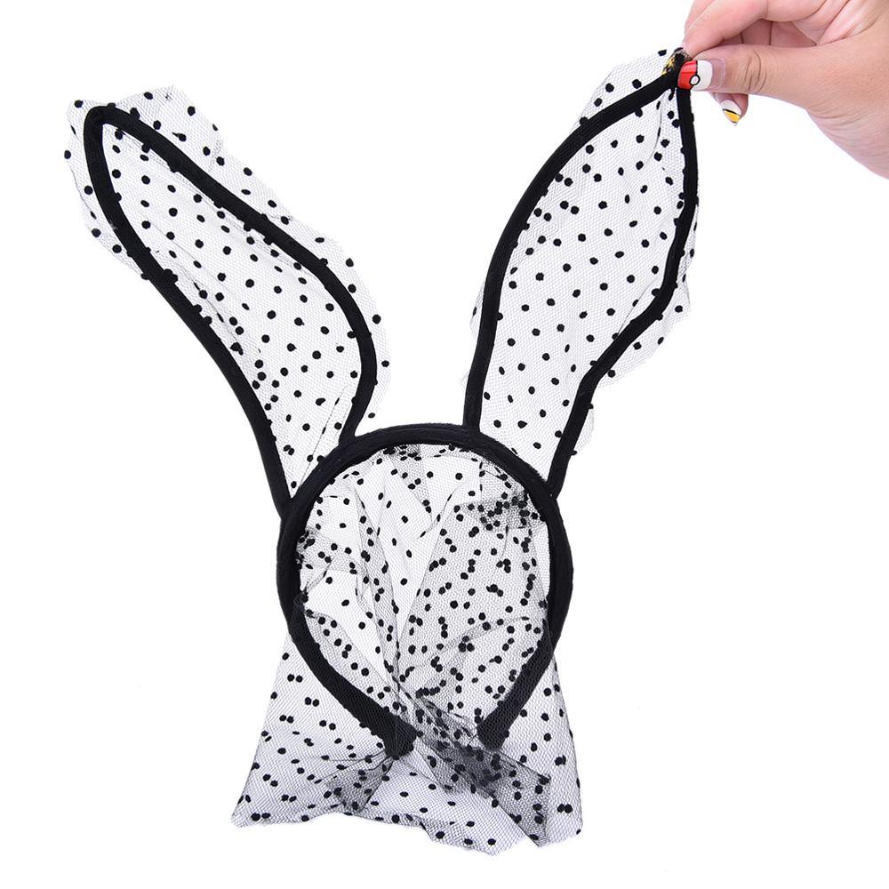 Lace Bunny Ears Headpiece - The Burner Shop
