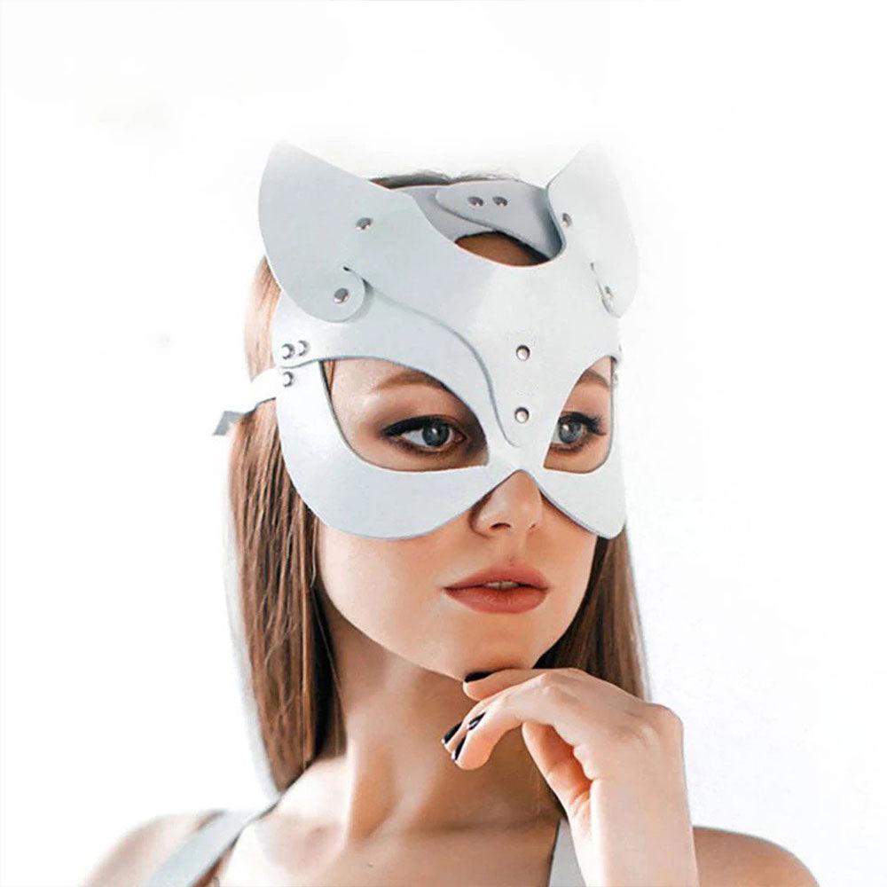 Leather Cat, Rabbit & Fox Mask Face Masks - The Burner Shop