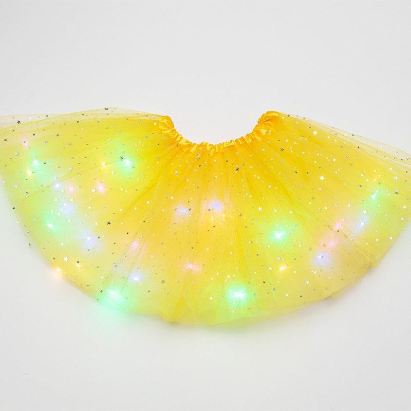 LED Glowing Light Adult Tutu Skirt Skirts - The Burner Shop