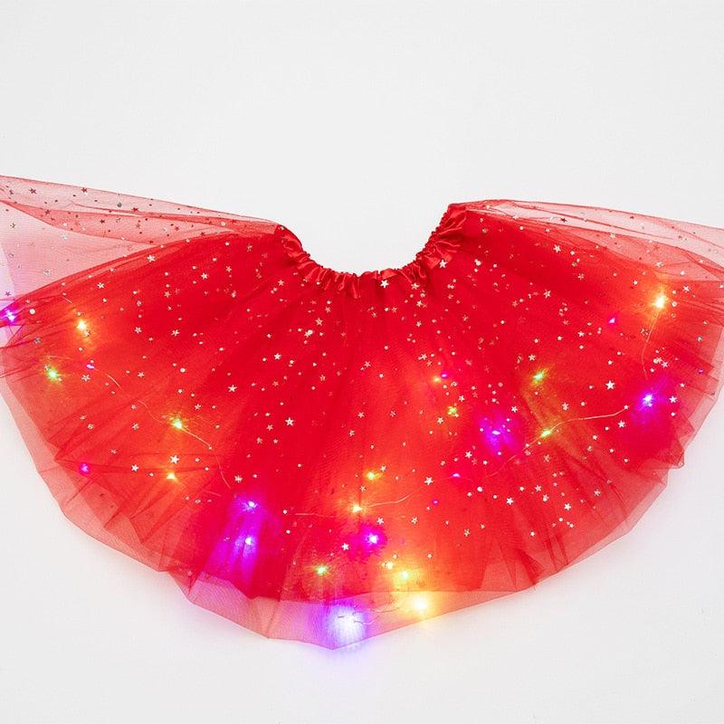 LED Glowing Light Adult Tutu Skirt Skirts - The Burner Shop