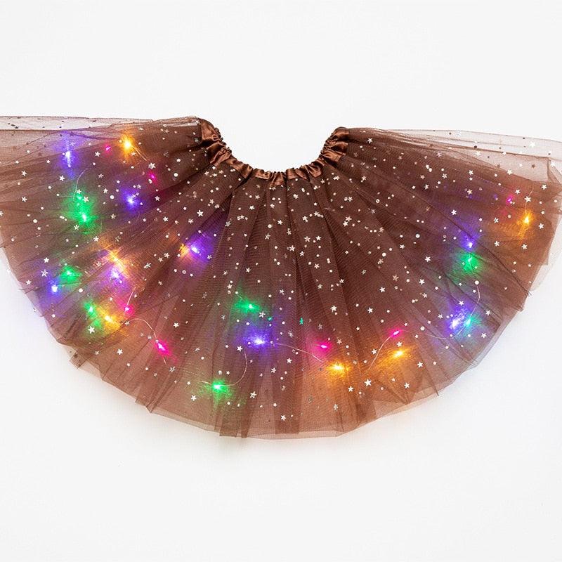 LED Glowing Light Adult Tutu Skirt Skirts - The Burner Shop