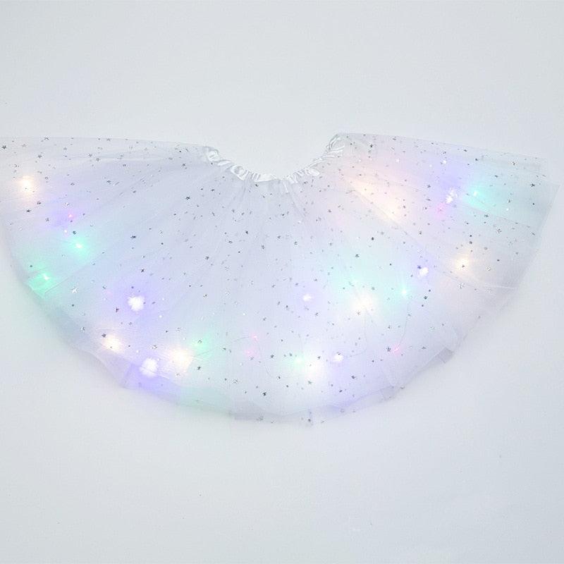 LED Glowing Light Adult Tutu Skirt Skirts - The Burner Shop