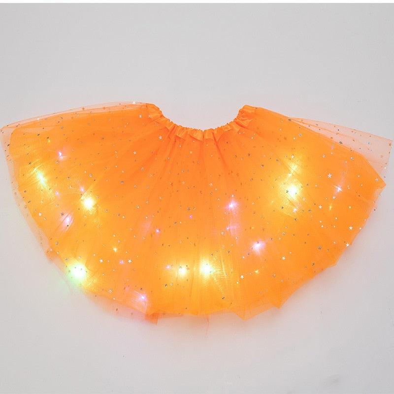 LED Glowing Light Adult Tutu Skirt Skirts - The Burner Shop
