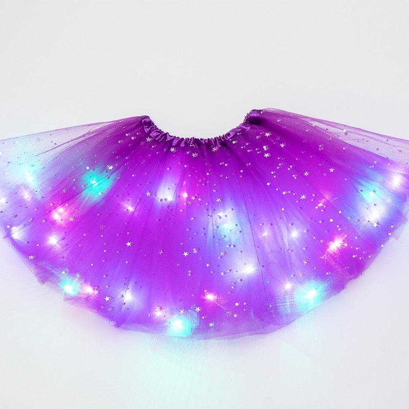 LED Glowing Light Adult Tutu Skirt Skirts - The Burner Shop