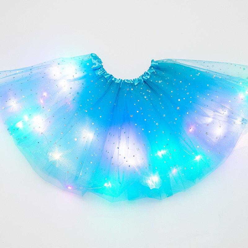 LED Glowing Light Adult Tutu Skirt Skirts - The Burner Shop