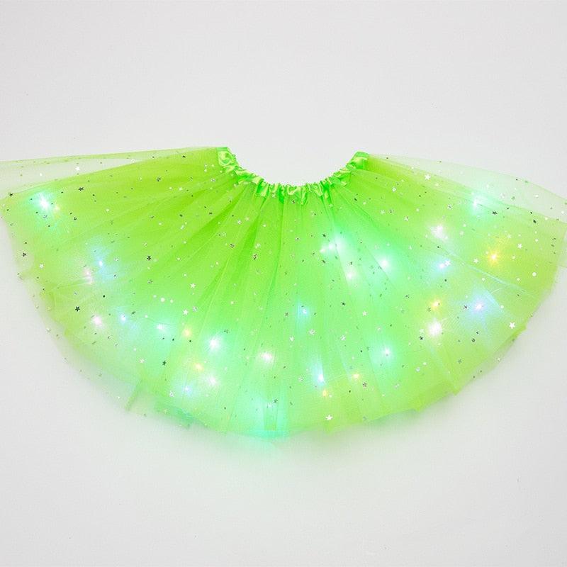 LED Glowing Light Adult Tutu Skirt Skirts - The Burner Shop