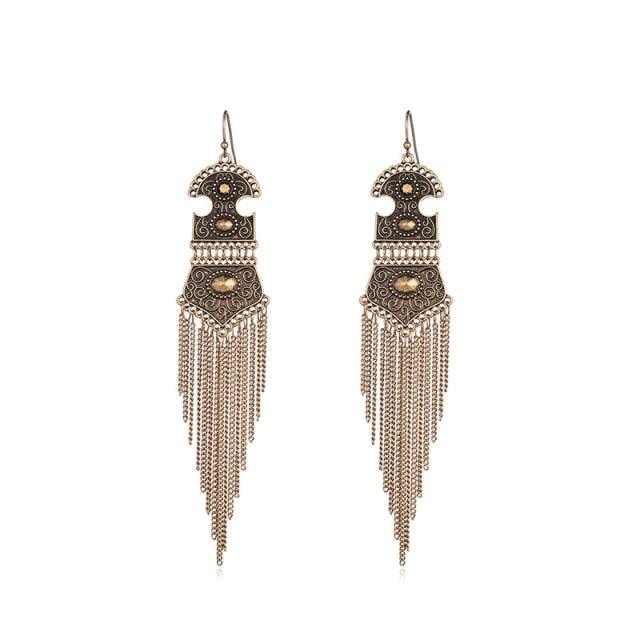 Long Tassel Earrings Earrings - The Burner Shop