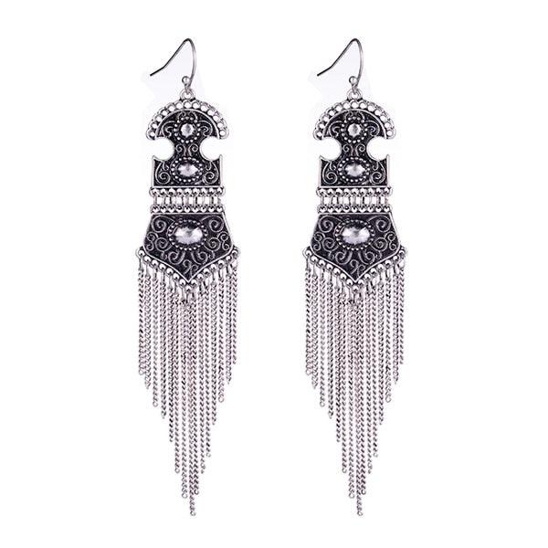 Long Tassel Earrings Earrings - The Burner Shop