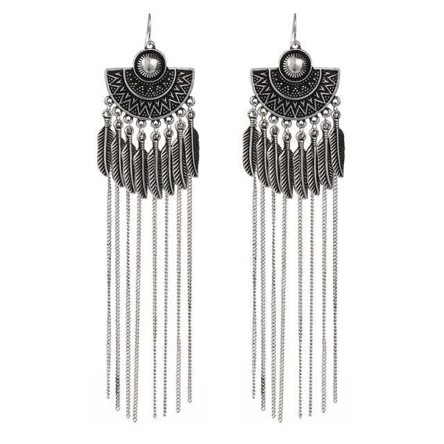 Long Tassel Earrings Earrings - The Burner Shop