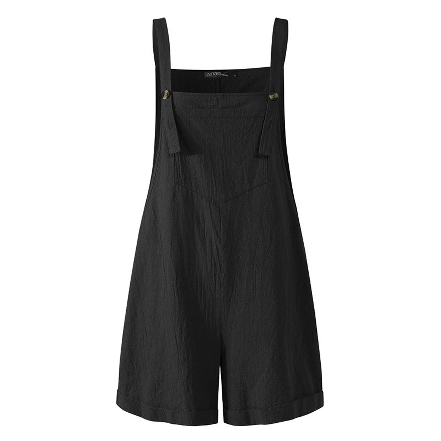Loose Style Overall Shorts Overalls - The Burner Shop