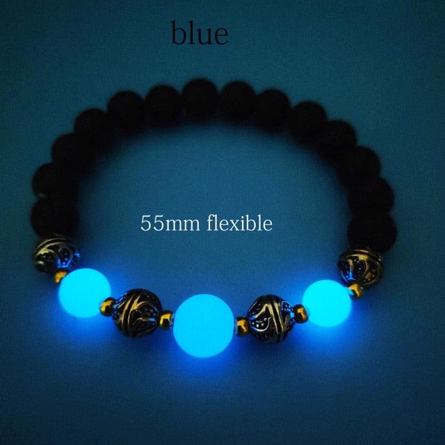 Luminous Glow in the Dark Beaded Bracelet Bracelets - The Burner Shop