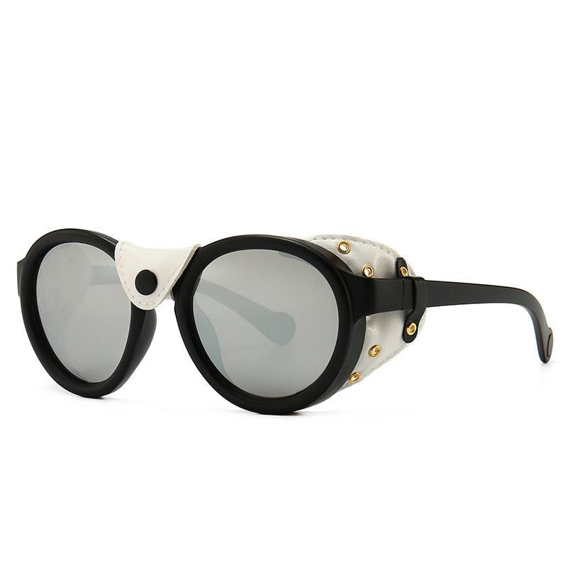 Marcus Steampunk Round Sunglasses Goggles - The Burner Shop