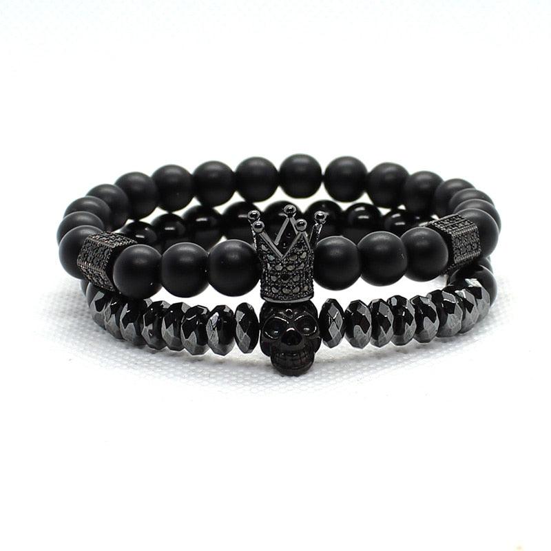 Matte Oxyn Stone Bead Bracelets Bracelets - The Burner Shop