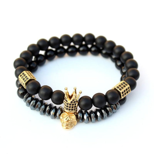 Matte Oxyn Stone Bead Bracelets Bracelets - The Burner Shop